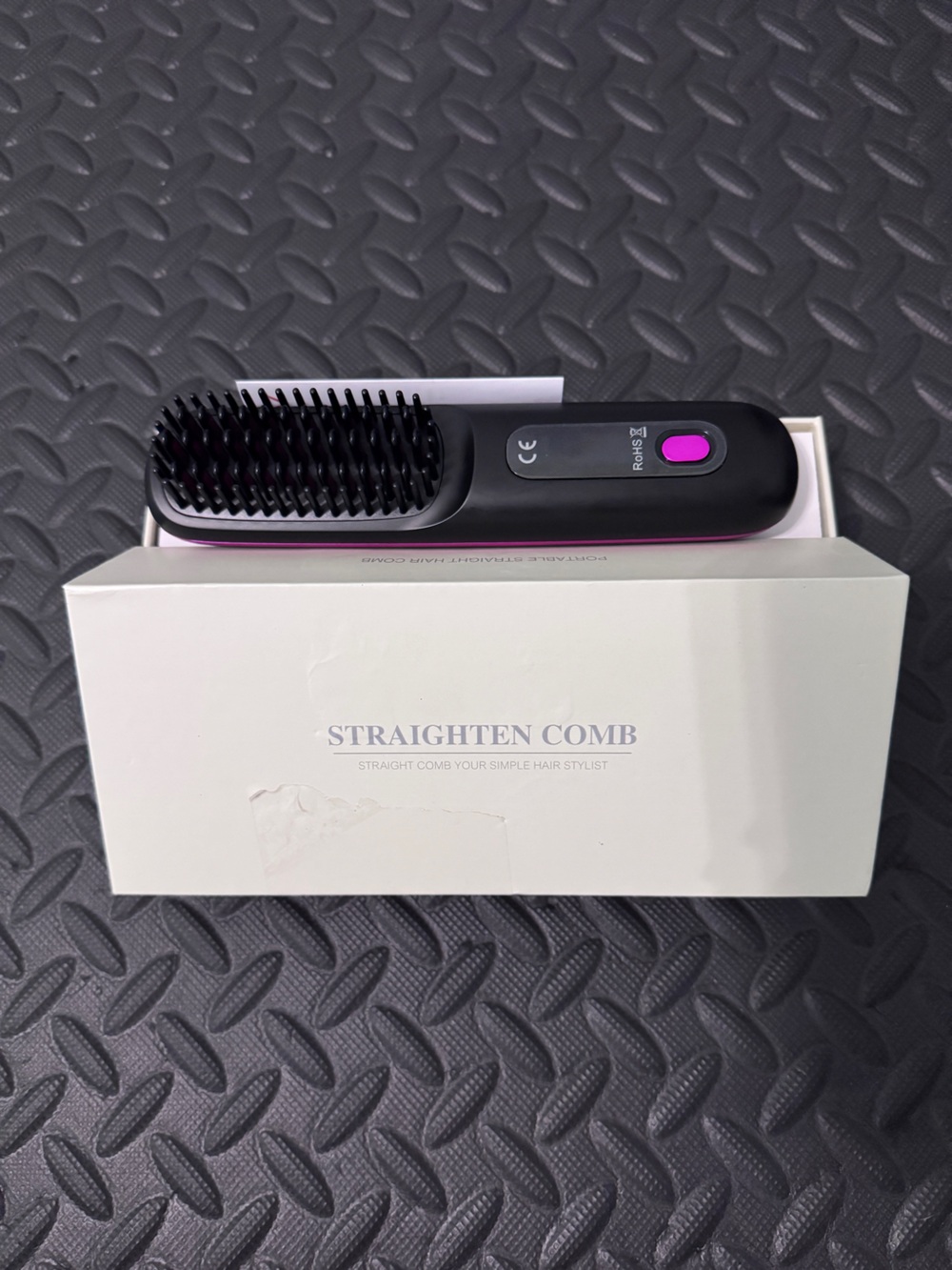 Electric Straighten Comb - Grey